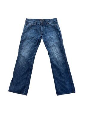 Silver Jeans Mens Nash Jeans Size 36x32 Blue Denim Straight Leg Medium Wash